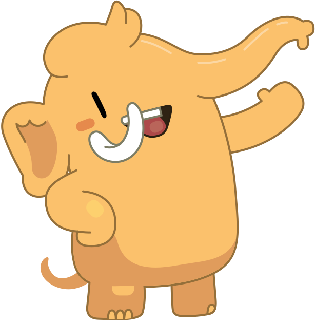 Mascotte Mastodon, licenza GNU
